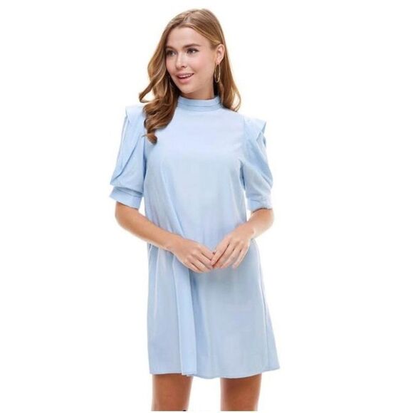 TCEC Puff Sleeve Dress - Picture 1 of 8